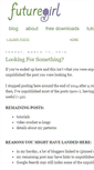 Mobile Screenshot of futuregirl.com