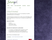 Tablet Screenshot of futuregirl.com